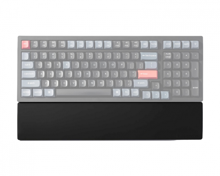 Keychron Silicone Palm Rest for K4 Pro/Q5/V5 - Black