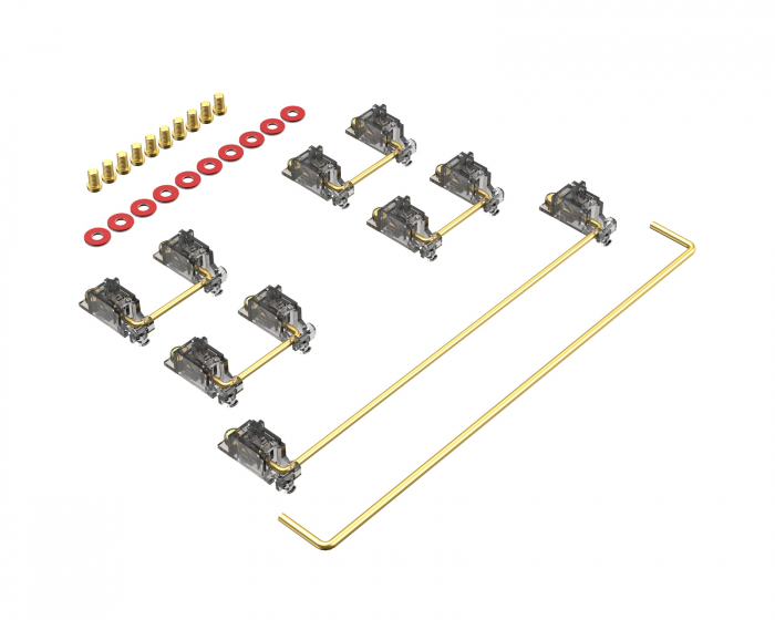 Durock Stabilizers V3 Screw Ins - Smokey