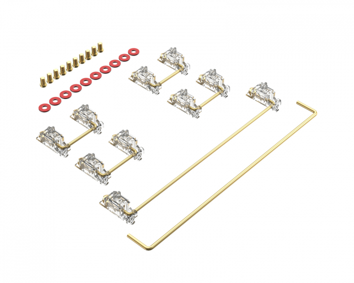 Durock Stabilizers V3 Screw Ins - Clear