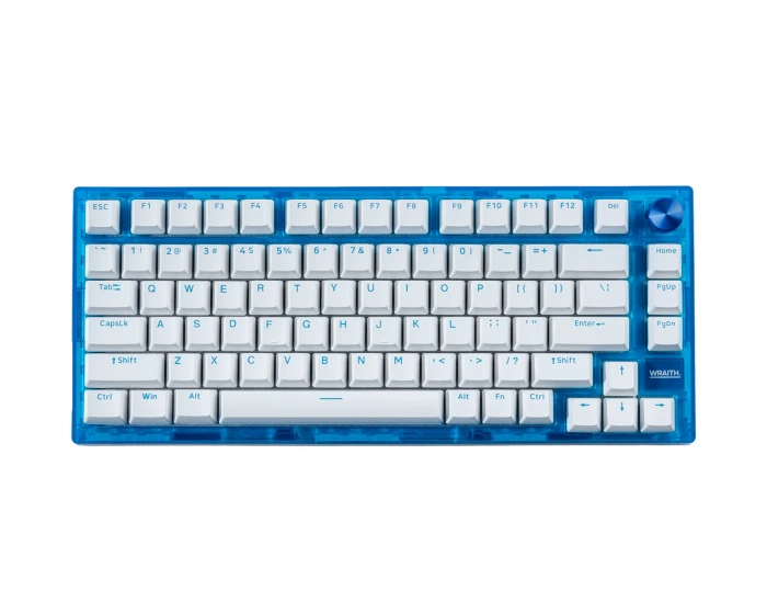 Wraith W75 V2 Analog Gaming Keyboard - Cyber Blue [Hall Effect]