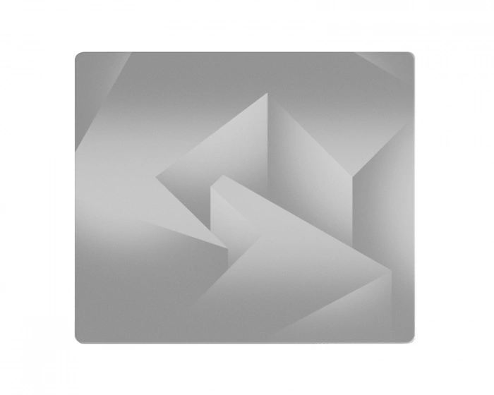 GLSSWRKS Polarity Series Glass Mousepad - XL - White