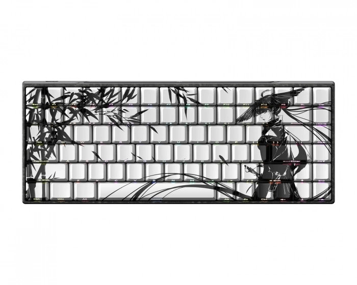 WLMouse YING75 HE Forged Carbon Fiber Keyboard - White [Gateron Nightfall]