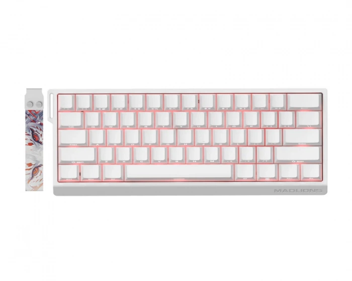 FGG MAD60 ANSI RGB Keyboard [Magnetic Amber Pro] - White