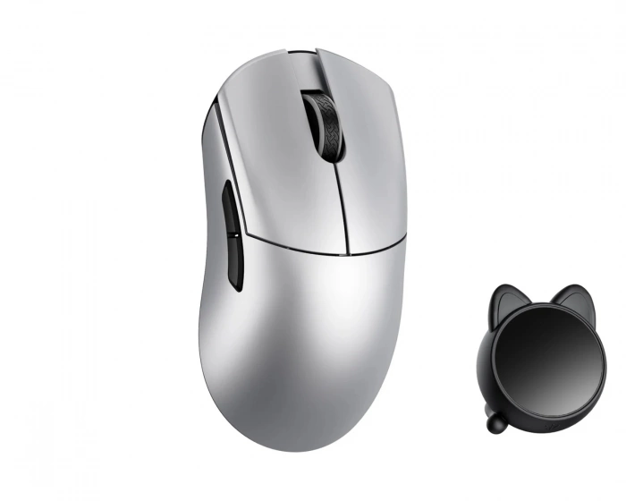 WLMouse Huan Stainless Magnesium Alloy Wireless Gaming Mouse - Silver